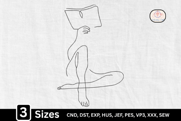 Minimalist Line Art Reading Woman: A Strategic Design Asset for Modern Brands