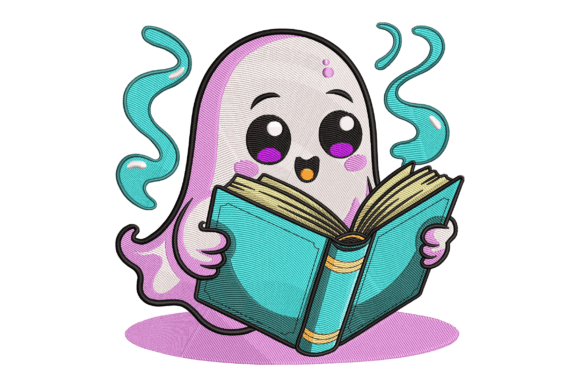 Spooky Ghost Reading Book: A Whimsical Asset for Modern Creative Entrepreneurs