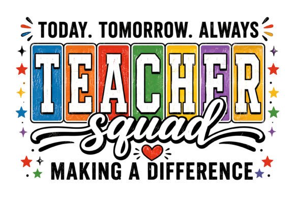 Teacher Squad Making Difference SVG: A Design for Impactful Education